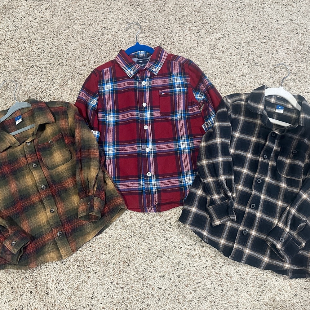 Boys Flannel Button Ups 5T